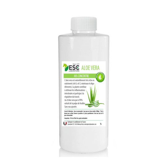 aloe vera jus chevaux