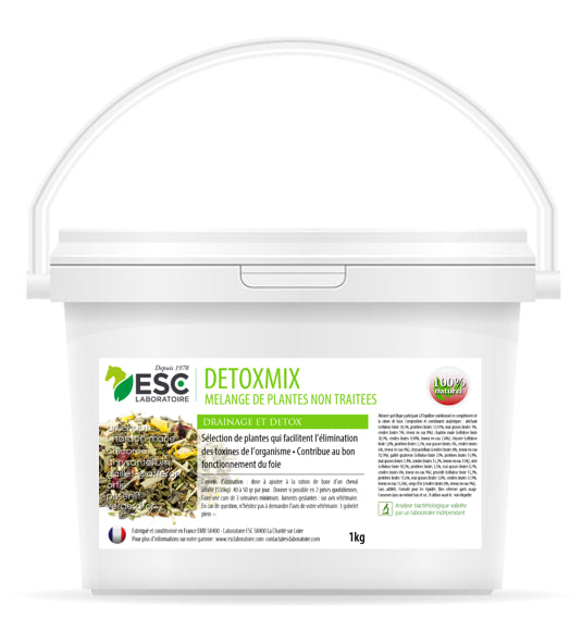 detox drainage cheval plantes esc