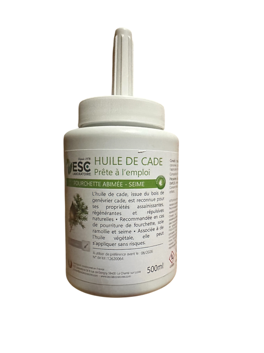 huile de cade sabots cheval