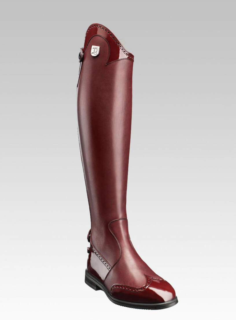 Bottes Tucci Marilyn avec détails vernis et perforés