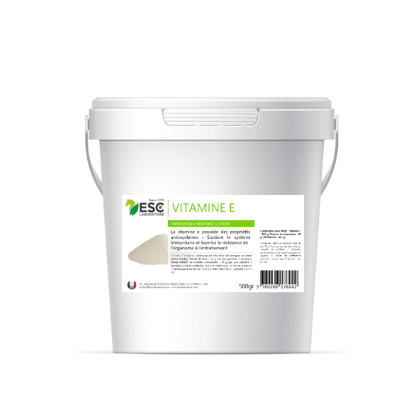 ESC Vit E plus - Système immunitaire et résistance à l’effort cheval