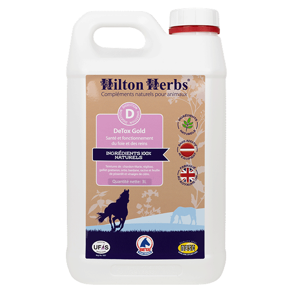 DETOX GOLD: Liver and kidney drainage treatment for horses