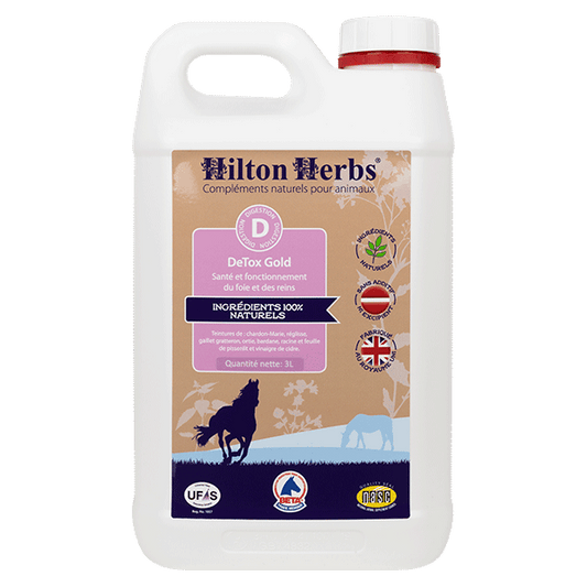 DETOX GOLD: Liver and kidney drainage treatment for horses