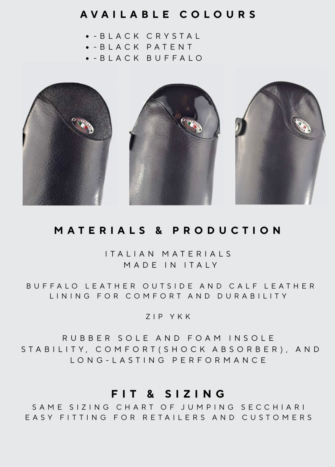 Bottes Every Rider Secchiari Boots