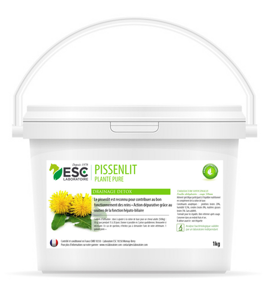 pissenlit drainage detox cheval esc complément 