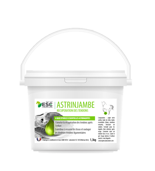 ESC ASTRINJAMBES – Recovery and engorgement of horse tendons – Clay enriched with essential oils 